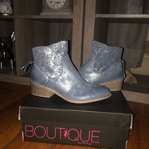 Dazzling Blue Booties by Corkys (brand new)
